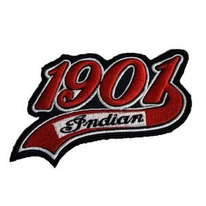 Parche bordado Indian 1901 7,5 x 13 cm. [MA-268]