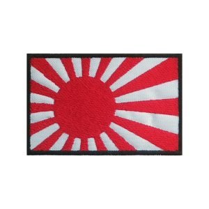 Parche bordado bandera Japón Imperial 8 x 5,5 cm. [BD-054]