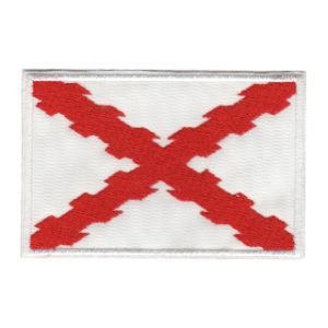 Parche bordado bandera Borgoña 8,2 x 5 cm. [BD-060]