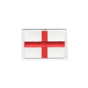 Parche bordado Bandera Génova  3,5 x 5,5 cm. [BD-062]