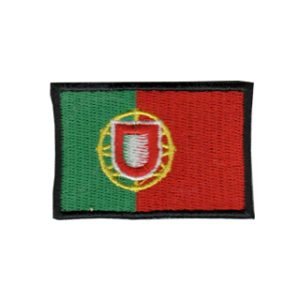 Parche bordado bandera Portugal 5 x 3,5 cm. [BD-065]