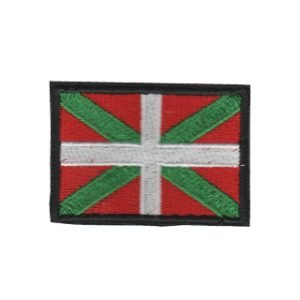 Parche bordado bandera País Vasco 8 x 5,5 cm. [BD-013]