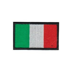 Parche bordado Bandera Italia  6 x 3,8 cm. [BD-073]