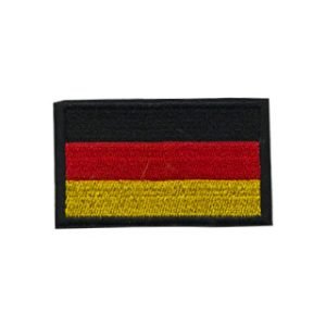 Parche bordado bandera Alemania 6 x 3,8 cm. [BD-074]
