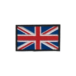 Parche bordado bandera Reino Unido 6 x 3,8 cm. [BD-075]