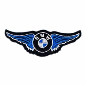 Parche bordado BMW 10 x 4 cm. [MA-009]