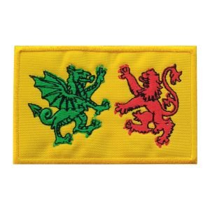 Parche bordado bandera Sueva 8 x 5,5 cm. [BD-056]