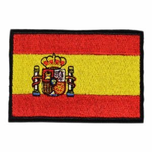 Parche bordado bandera España 8 x 5,5 cm. [BD-002]