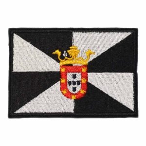 Parche bordado bandera Ceuta 8 x 5,5 cm. [BD-005]