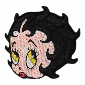Parche bordado Betty Boop 7 x 7 cm. [CU-020]