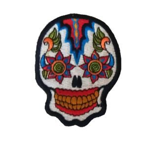 Parche bordado Catrina  6,5 x 8 cm. [CU-041]