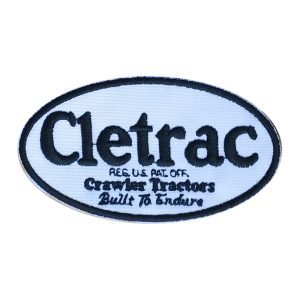 Parche bordado Cletrac 10 x 5,5 cm. [MA-134]