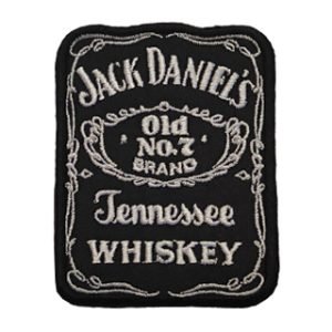 Parche bordado Jack Daniel's  6,5 x 8,5 cm. [CU-095]
