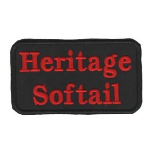 Parche bordado Heritage Softail  9 x 5,1 cm. [CU-083]