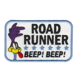 Parche bordado Road Runner  9 x 5,1 cm. [CU-085]