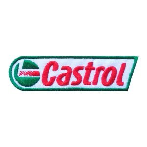 Parche bordado Castrol 9 x 2,5 cm. [MA-179]