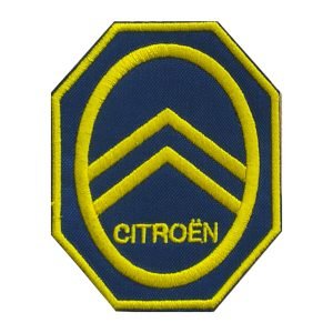 Parche bordado Citroën 6,5 x 8 cm. [MA-178]