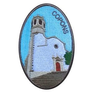 Parche bordado Iglesia Copons 6,5 x 9 cm. [TU-017]