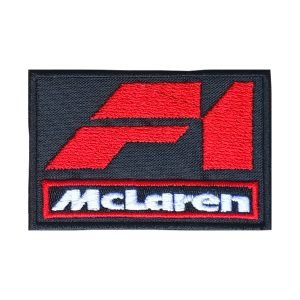 Parche bordado McLaren 8 x 5,5 cm. [MA-147]