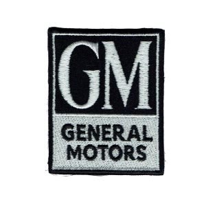 Parche bordado General Motors 7 x 5,5 cm. [MA-023]