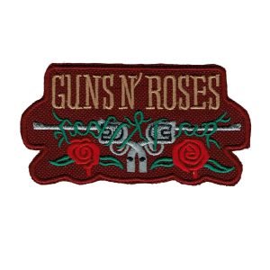 Parche bordado Guns N'Roses   5 x 10 cm.