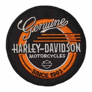 Parche bordado Harley-Davidson Genuine  10 x 10 cm. [MA-232]