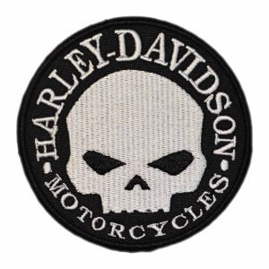 Parche bordado Harley-Davidson  9 x 9 cm. [MA-114]