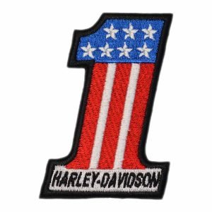Parche bordado Harley-Davidson 8,5 x 6 cm. [MA-198]