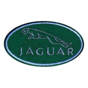 Parche bordado Jaguar 9 x 5 cm. [MA-127]