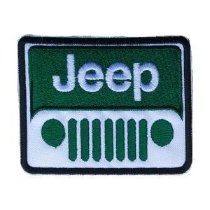 Parche bordado Jeep  8 x 6,5 cm. [MA-075]
