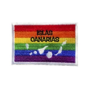Parche bordado Islas Canarias  8,2 x 5,2 cm. [LG-002]