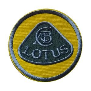 Parche bordado Lotus 6,5 x 6,5 cm. [MA-131]