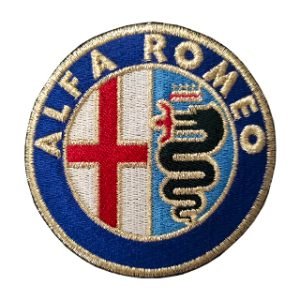 Parche bordado Alfa Romeo 8 x 8 cm. [MA-188]