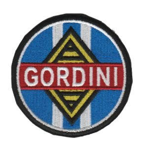 Parche bordado Gordini 8 x 8 cm. [MA-215]