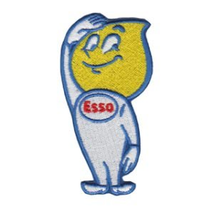 Parche bordado Esso 4,5 x 9 cm. [MA-217]