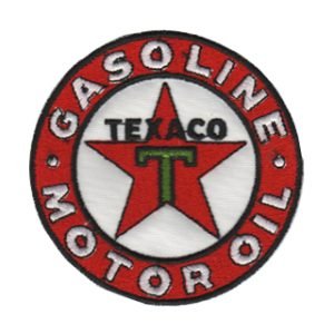 Parche bordado Texaco Gasoline Motor Oil 8 x 8 cm. [MA-235]