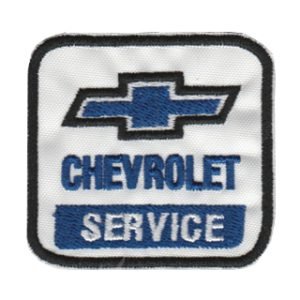 Parche bordado Chevrolet Service 6,1 x 5,7 cm. [MA-237]