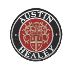 Parche bordado Austin Healey 8,5 x 8,5 cm. [MA-243]