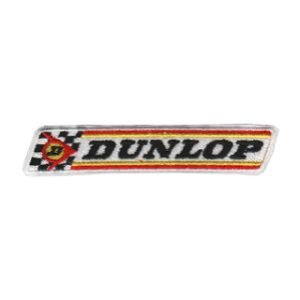 Parche bordado Dunlop 10,5 x 1,8 cm. [MA-245]