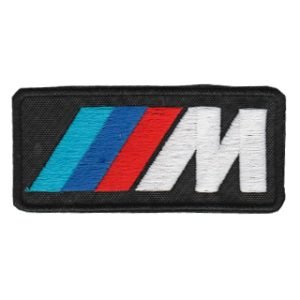 Parche bordado BMW Serie M 8,5 x 4 cm. [MA-248]