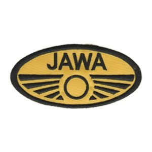Parche bordado Jawa  10 x 5 cm. [MA-251]