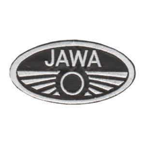 Parche bordado Jawa  10 x 5 cm. [MA-253]
