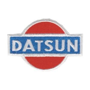 Parche bordado Datsun 8 x 6 cm. [MA-256]