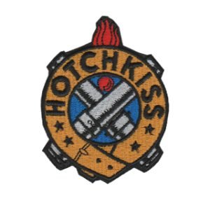Parche bordado Hotchkiss 8 x 6 cm. [MA-260]