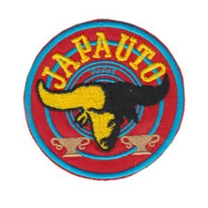 Parche bordado Japauto 7 x 7 cm. [MA-275]