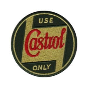 Parche bordado Castrol 7 x 7 cm. [MA-277]