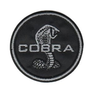 Parche bordado Cobra 7,5 x 7,5 cm. [MA-282]