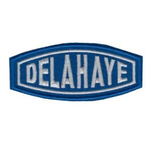 Parche bordado Delahaye 8 x 3,5 cm. [MA-288]