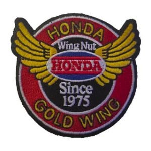 Parche bordado Honda Goldwing  9 x 8 cm. [MA-296]