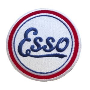 Parche bordado Esso  9 x 9 cm. (MA-297)